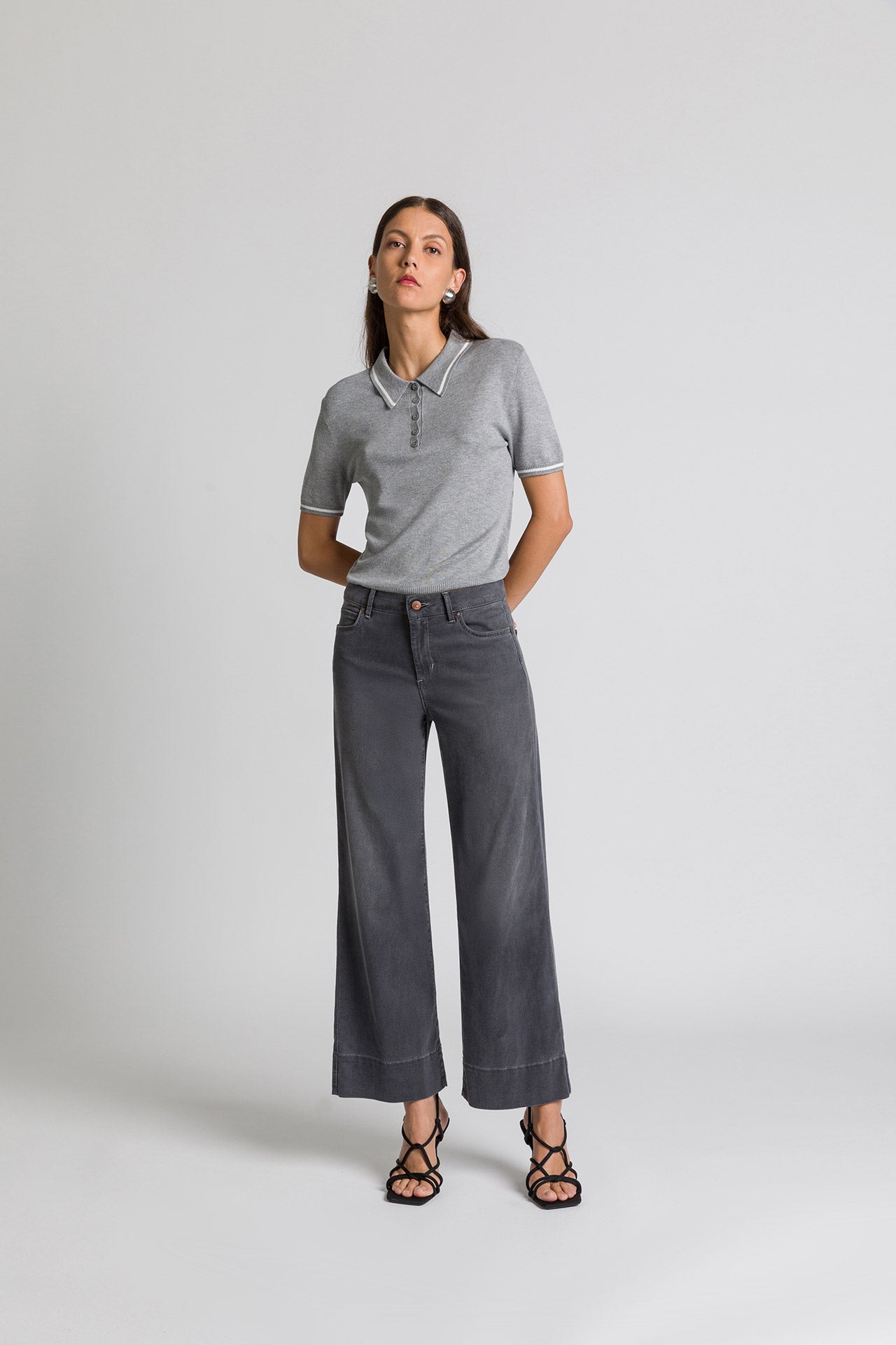CIGALA'S - Jeans Palazzo Crop