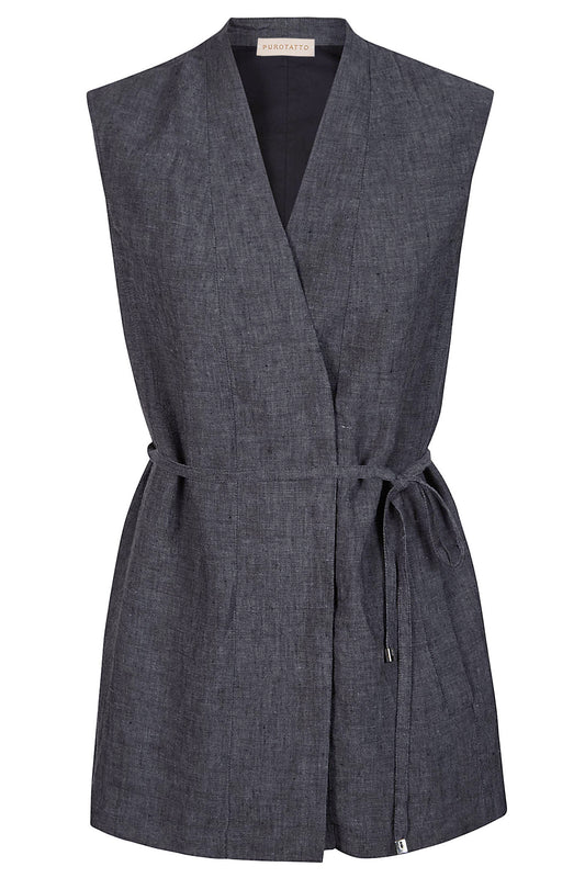 PUROTATTO - Gilet Giacca